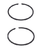 Поршневые кольца для бензокосы (триммера) Shindaiwa C35 (2 шт)