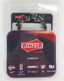 Цепь 0,325-1,5-64 звена Winzor HARD (для HU-55, ПРЯМОУГОЛЬНЫЙ ЗУБ)